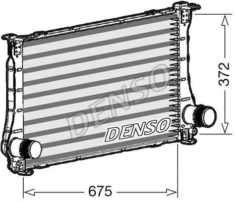 DENSO DIT50011 Intercooler, charger DIT50011: Buy near me in Poland at 2407.PL - Good price!