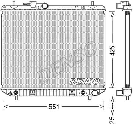 DENSO DRM35005 Радиатор охлаждения двигателя DRM35005: Купить в Польше - Отличная цена на 2407.PL!