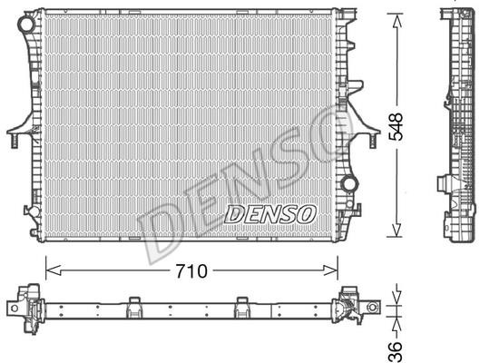 DENSO DRM02026 Радіатор охолодження двигуна DRM02026: Приваблива ціна - Купити у Польщі на 2407.PL!