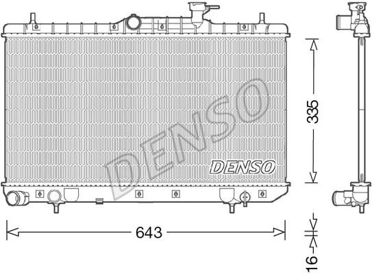 DENSO DRM41014 Kühler motorkühlung DRM41014: Kaufen Sie zu einem guten Preis in Polen bei 2407.PL!