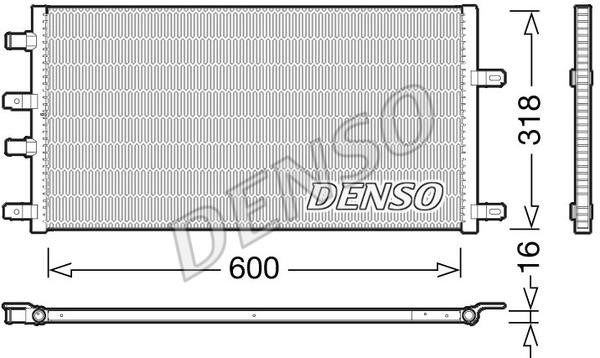 DENSO DRM12011 Chłodnica, układ chłodzenia silnika DRM12011: Dobra cena w Polsce na 2407.PL - Kup Teraz!