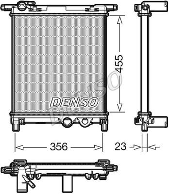 DENSO DRM32036 Радіатор охолодження двигуна DRM32036: Купити у Польщі - Добра ціна на 2407.PL!