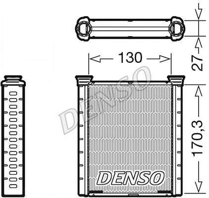 DENSO DRR46001 Heat exchanger, interior heating DRR46001: Buy near me in Poland at 2407.PL - Good price!