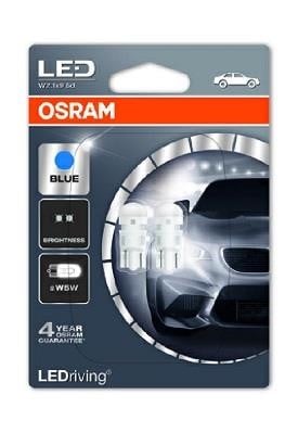 Osram 2880BL-02B Лампа светодиодная Osram LEDriving Standart T10 12V W2,1x9,5d (2 шт.) 2880BL02B: Отличная цена - Купить в Польше на 2407.PL!