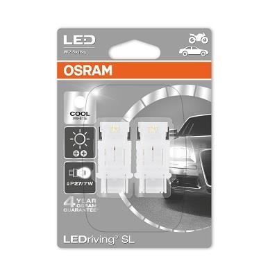 Osram 3548CW-02B Лампа светодиодная Osram LEDriving Cool White P27/7W 12V W2,5x16q (2 шт.) 3548CW02B: Отличная цена - Купить в Польше на 2407.PL!