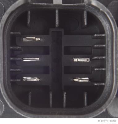 Resistor, interior blower H+B Elparts 75614958