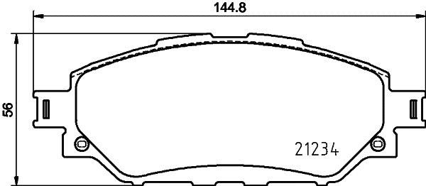 Mintex MDB3989 Гальмівні колодки, комплект MDB3989: Купити у Польщі - Добра ціна на 2407.PL!