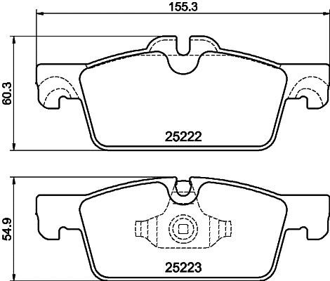 Mintex MDB3490 Тормозные колодки дисковые, комплект MDB3490: Отличная цена - Купить в Польше на 2407.PL!