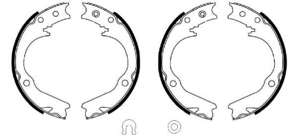 Mintex MFR778 Parking brake shoes MFR778: Buy near me in Poland at 2407.PL - Good price!