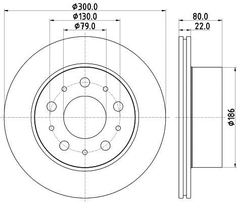 Mintex MDC2752C Brake disk MDC2752C: Buy near me at 2407.PL in Poland at an Affordable price!