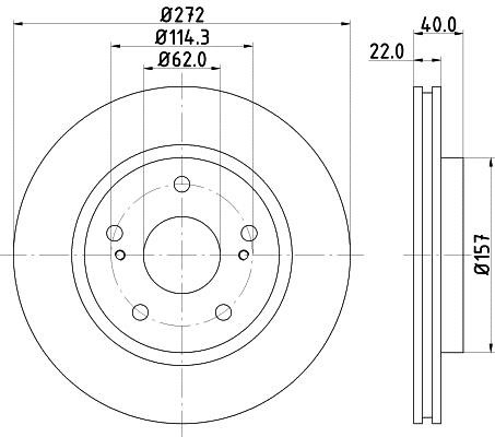 Mintex MDC2777C Brake disk MDC2777C: Buy near me in Poland at 2407.PL - Good price!