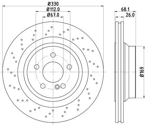 Mintex MDC2786 Диск гальмівний задній вентильований MDC2786: Купити у Польщі - Добра ціна на 2407.PL!