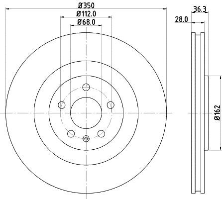 Mintex MDC2791C Тормозной диск MDC2791C: Отличная цена - Купить в Польше на 2407.PL!