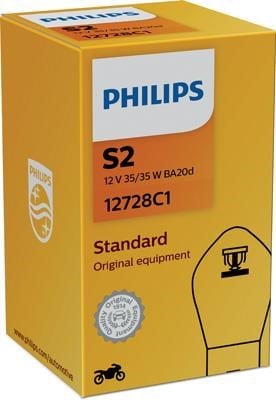 Philips 12728C1 Лампа галогенна 12В S2 35/35Вт 12728C1: Приваблива ціна - Купити у Польщі на 2407.PL!