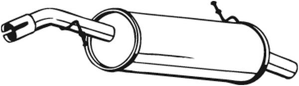 Klokkerholm 190-053 Глушитель, задняя часть 190053: Отличная цена - Купить в Польше на 2407.PL!