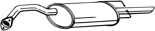 Klokkerholm 141-137 Глушитель, задняя часть 141137: Отличная цена - Купить в Польше на 2407.PL!