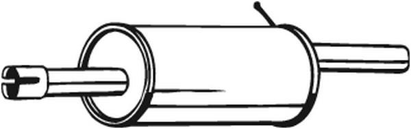 Klokkerholm 200-555 Глушитель, задняя часть 200555: Отличная цена - Купить в Польше на 2407.PL!