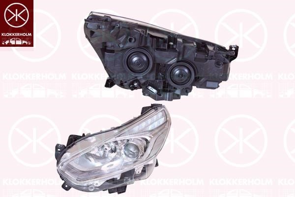 Klokkerholm 25880126A1 Headlight right 25880126A1: Buy near me in Poland at 2407.PL - Good price!