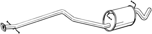 Klokkerholm 291-011 Muffler assy 291011: Buy near me at 2407.PL in Poland at an Affordable price!