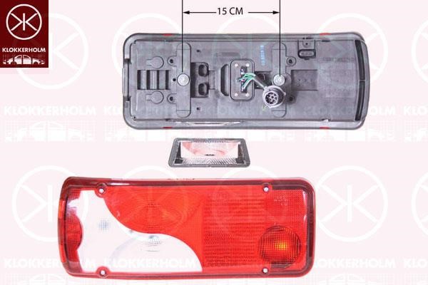 Klokkerholm 35470707 Tail lamp left 35470707: Buy near me at 2407.PL in Poland at an Affordable price!