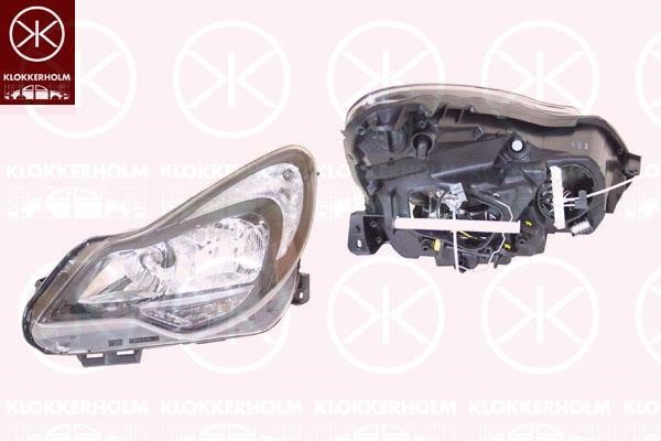 Klokkerholm 50240125A1 Headlight left 50240125A1: Buy near me in Poland at 2407.PL - Good price!