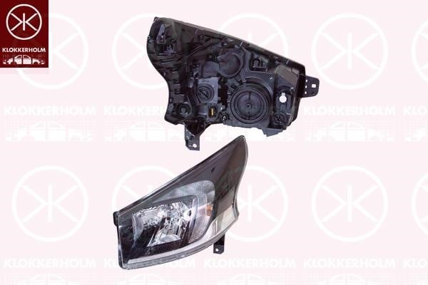 Klokkerholm 50910124A1 Headlight right 50910124A1: Buy near me in Poland at 2407.PL - Good price!