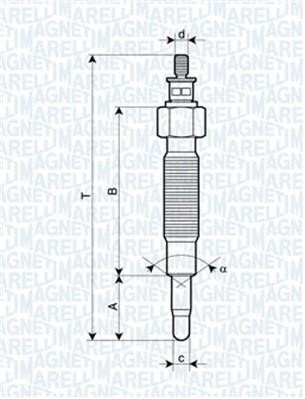 Magneti marelli 060900450606 Glow plug 060900450606: Buy near me at 2407.PL in Poland at an Affordable price!