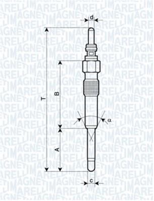 Magneti marelli 060900750606 Свічка розжарювання 060900750606: Купити у Польщі - Добра ціна на 2407.PL!