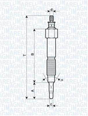 Magneti marelli 060900490606 Glow plug 060900490606: Buy near me at 2407.PL in Poland at an Affordable price!