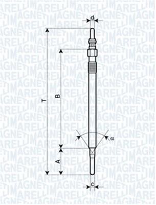 Magneti marelli 060900570606 Glow plug 060900570606: Buy near me at 2407.PL in Poland at an Affordable price!