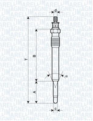 Magneti marelli 060900130606 Glow plug 060900130606: Buy near me at 2407.PL in Poland at an Affordable price!