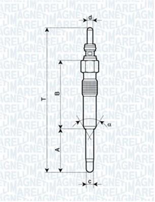 Magneti marelli 060900140606 Glow plug 060900140606: Buy near me at 2407.PL in Poland at an Affordable price!