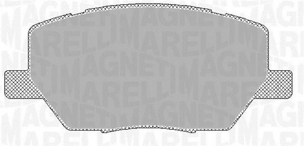 Magneti marelli 363916060793 Brake Pad Set, disc brake 363916060793: Buy near me in Poland at 2407.PL - Good price!