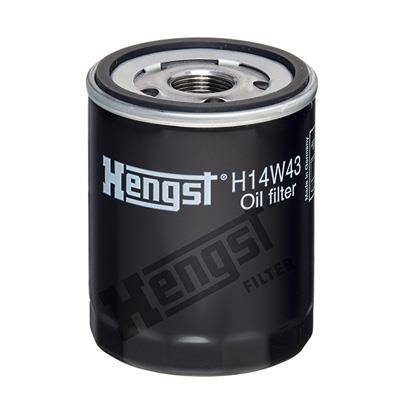 Hengst H14W43 Oil Filter H14W43: Buy near me in Poland at 2407.PL - Good price!