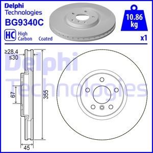 Delphi BG9340C Диск тормозной BG9340C: Отличная цена - Купить в Польше на 2407.PL!