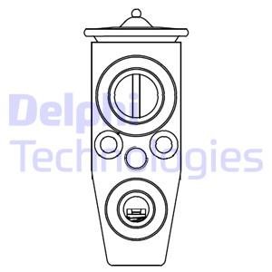Delphi CB1007V Air conditioner expansion valve CB1007V: Buy near me in Poland at 2407.PL - Good price!