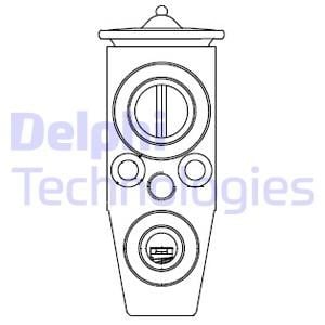 Delphi CB1008V Air conditioner expansion valve CB1008V: Buy near me in Poland at 2407.PL - Good price!
