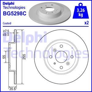 Delphi BG5298C Bremsscheibe BG5298C: Kaufen Sie zu einem guten Preis in Polen bei 2407.PL!