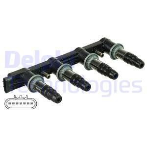 Delphi CE87662-17B1 Ignition coil CE8766217B1: Buy near me in Poland at 2407.PL - Good price!