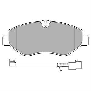 Delphi LP3621 Тормозные колодки дисковые, комплект LP3621: Отличная цена - Купить в Польше на 2407.PL!