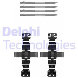 Delphi LX0674 Комплект монтажний гальмівних колодок LX0674: Приваблива ціна - Купити у Польщі на 2407.PL!