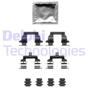 Delphi LX0678 Комплект монтажный тормозных колодок LX0678: Отличная цена - Купить в Польше на 2407.PL!