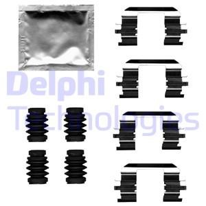 Delphi LX0686 Комплект монтажный тормозных колодок LX0686: Отличная цена - Купить в Польше на 2407.PL!