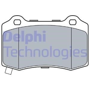 Delphi LP3547 Brake Pad Set, disc brake LP3547: Buy near me at 2407.PL in Poland at an Affordable price!