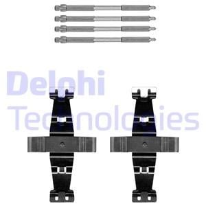 Delphi LX0693 Комплект монтажный тормозных колодок LX0693: Отличная цена - Купить в Польше на 2407.PL!