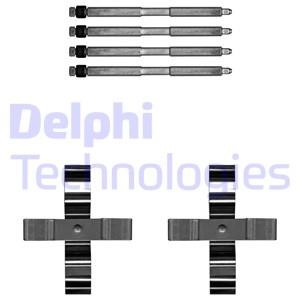 Delphi LX0703 Zestaw montażowy klocków hamulcowych LX0703: Dobra cena w Polsce na 2407.PL - Kup Teraz!