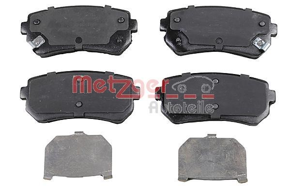 Metzger 1170912 Brake Pad Set, disc brake 1170912: Buy near me in Poland at 2407.PL - Good price!