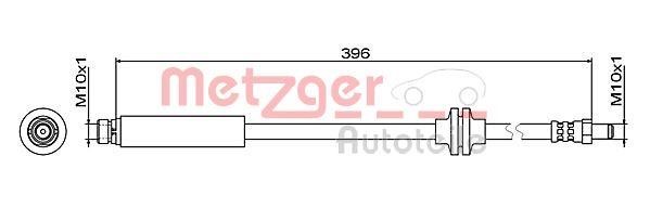 Metzger 4111470 Przewód hamulcowy elastyczny 4111470: Dobra cena w Polsce na 2407.PL - Kup Teraz!
