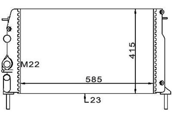 Magneti marelli 359000390890 Chłodnica, układ chłodzenia silnika 359000390890: Dobra cena w Polsce na 2407.PL - Kup Teraz!