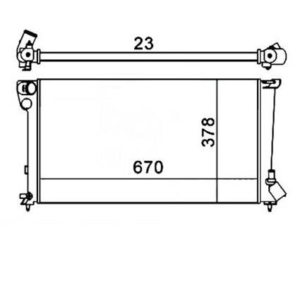 Magneti marelli 359000300270 Radiator, engine cooling 359000300270: Buy near me in Poland at 2407.PL - Good price!